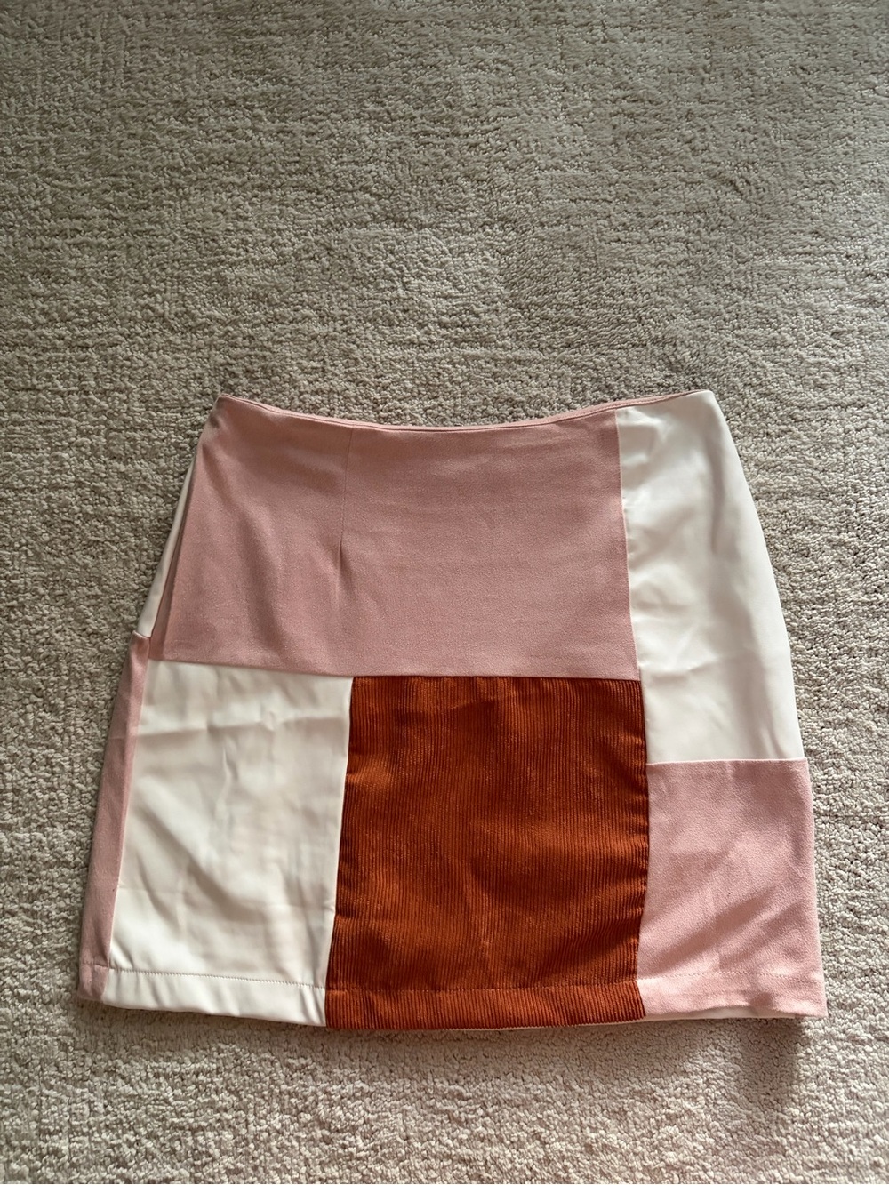 Patchwork Mini Skirt